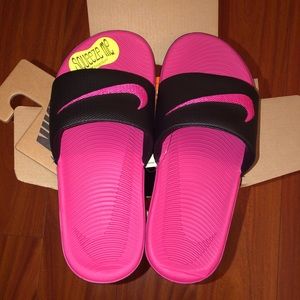 Nike slides black/pink